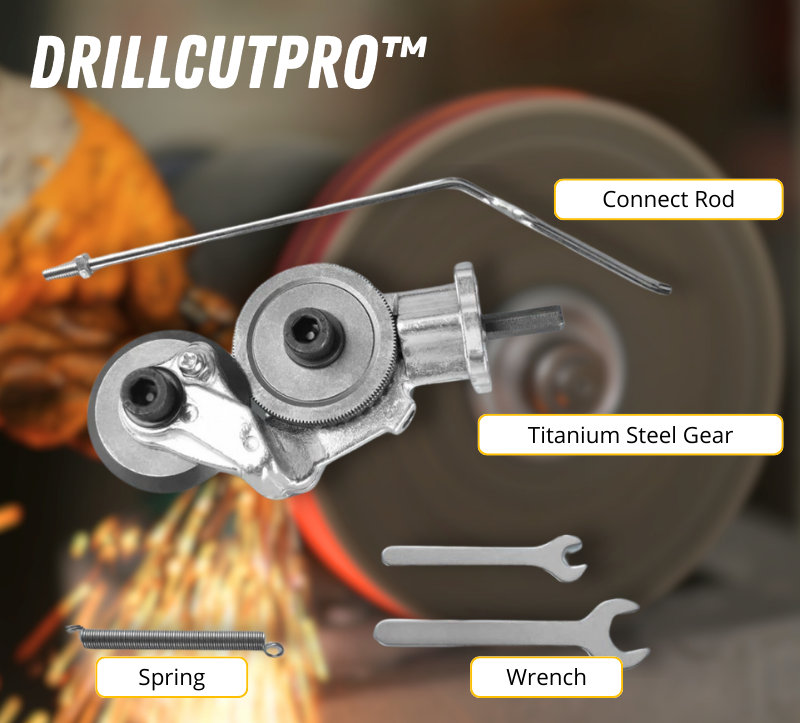 DrillCutPro™ - Adaptador de corte de metal para berbequim