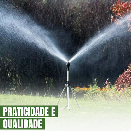 AquaSpray™ Pro - Tripé 360º para Irrigação Automática + BRINDE (Mangueira Reforçada de 15M)