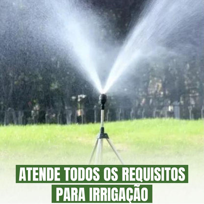 AquaSpray™ Pro - Tripé 360º para Irrigação Automática + BRINDE (Mangueira Reforçada de 15M)