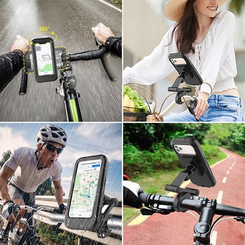 AquaMount™ - Suporte para telemóvel à prova de água para bicicleta e moto