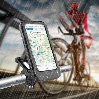 AquaMount™ - Suporte para telemóvel à prova de água para bicicleta e moto