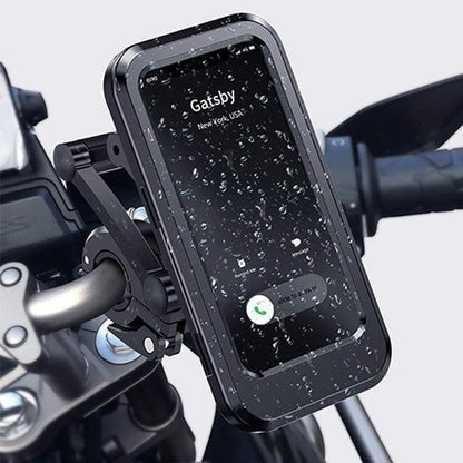 AquaMount™ - Suporte para telemóvel à prova de água para bicicleta e moto