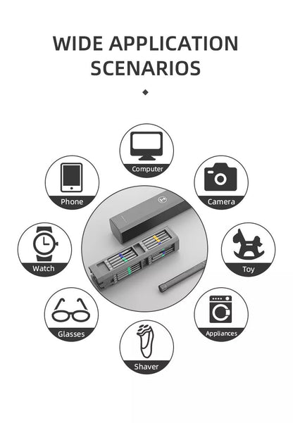 PrecisionTech™ - Conjunto de Chaves de Fenda Magnéticas