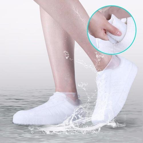 RainRevel™ - Capas para sapatos de silicone reutilizáveis à prova d'água