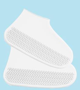 RainRevel™ - Capas para sapatos de silicone reutilizáveis à prova d'água